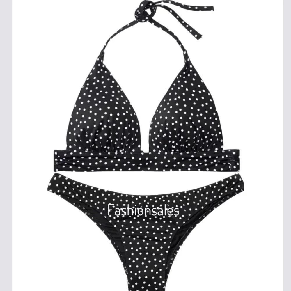 Victorias Secret Swim Havana Push Up Halter Padded Bikini top & Itsy bottoms Set